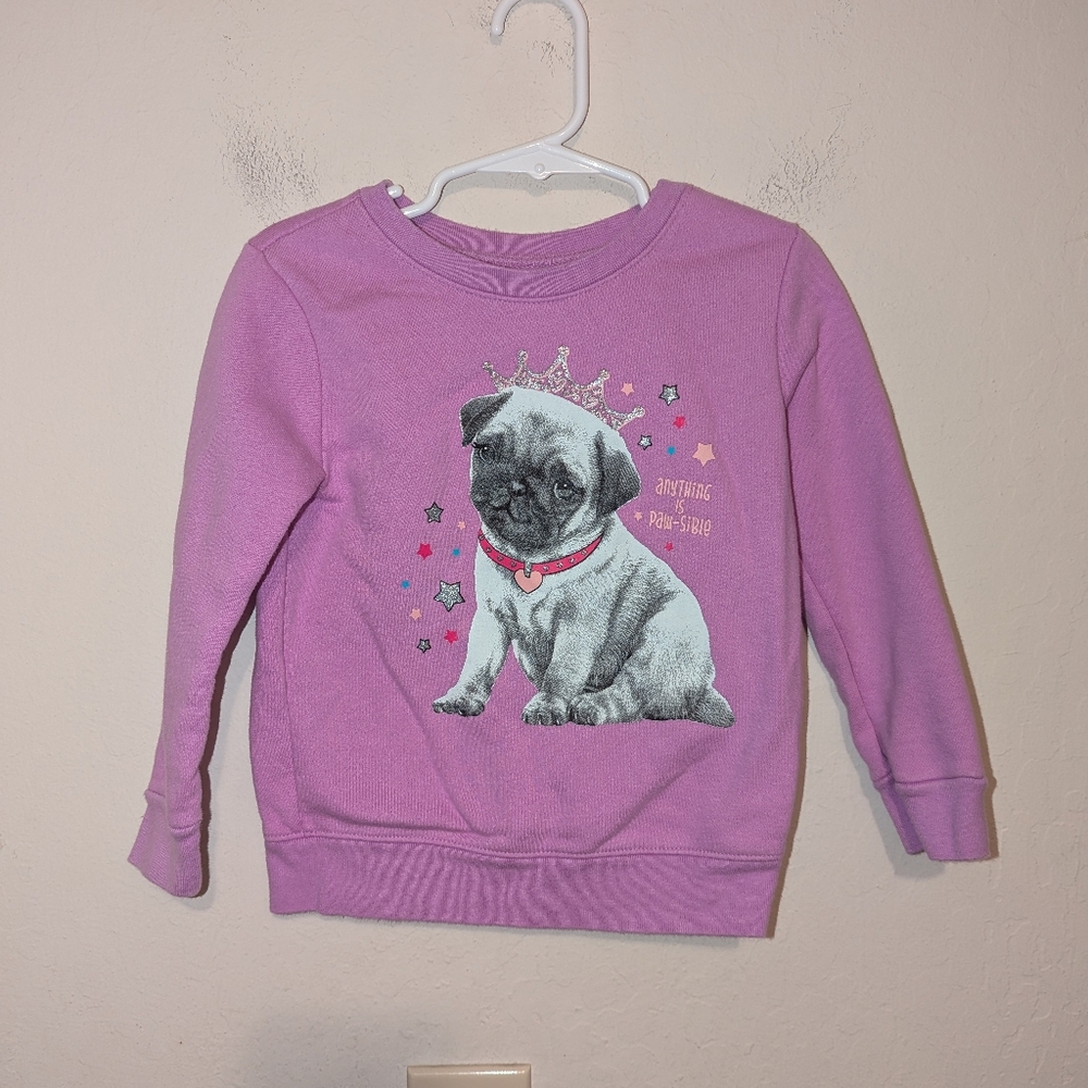 Garanimals purple dog sweater size 3 T